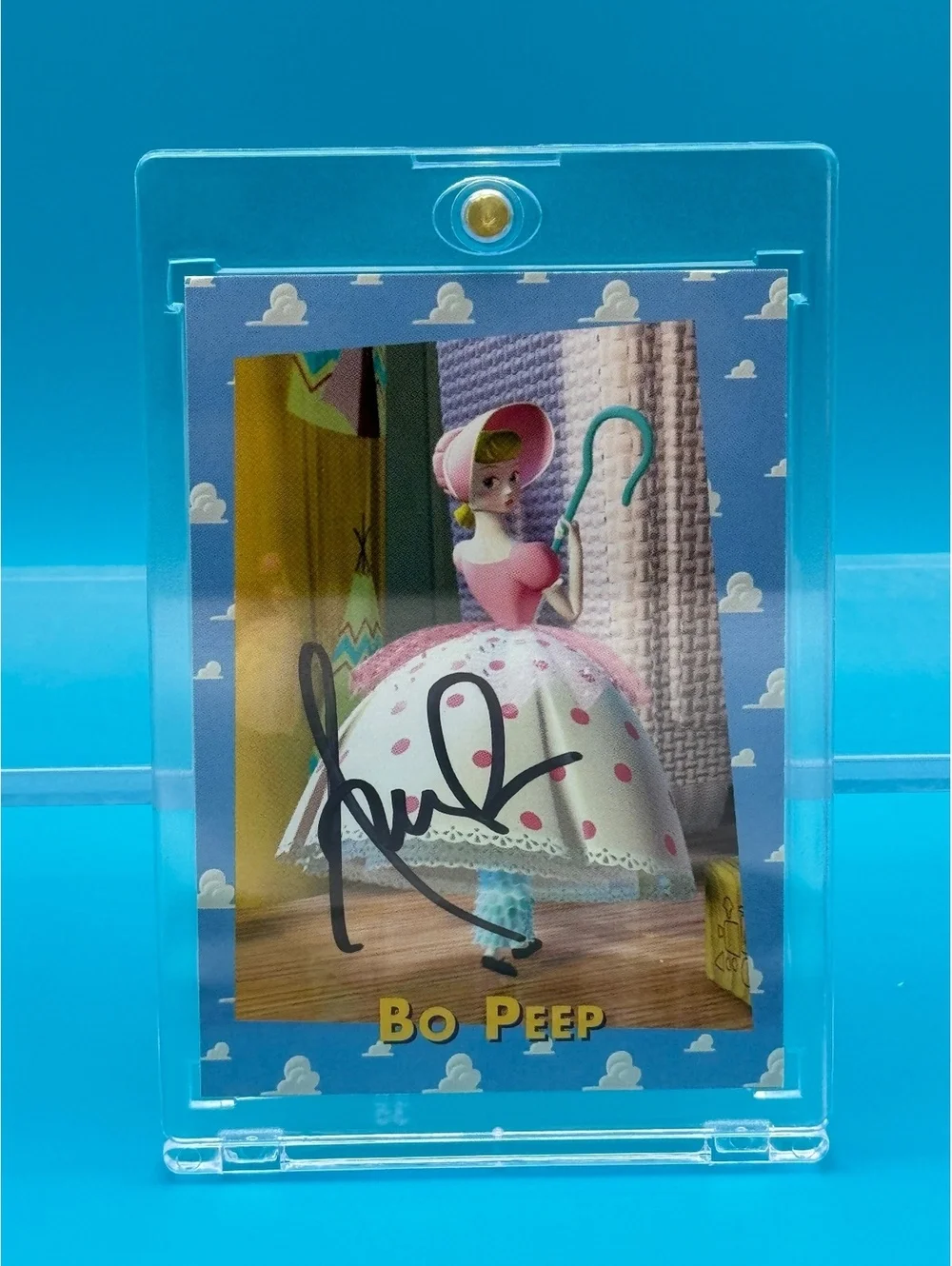 Annie Potts signed Bo Peep Toy Story 1995 skybox card with SWAU COA